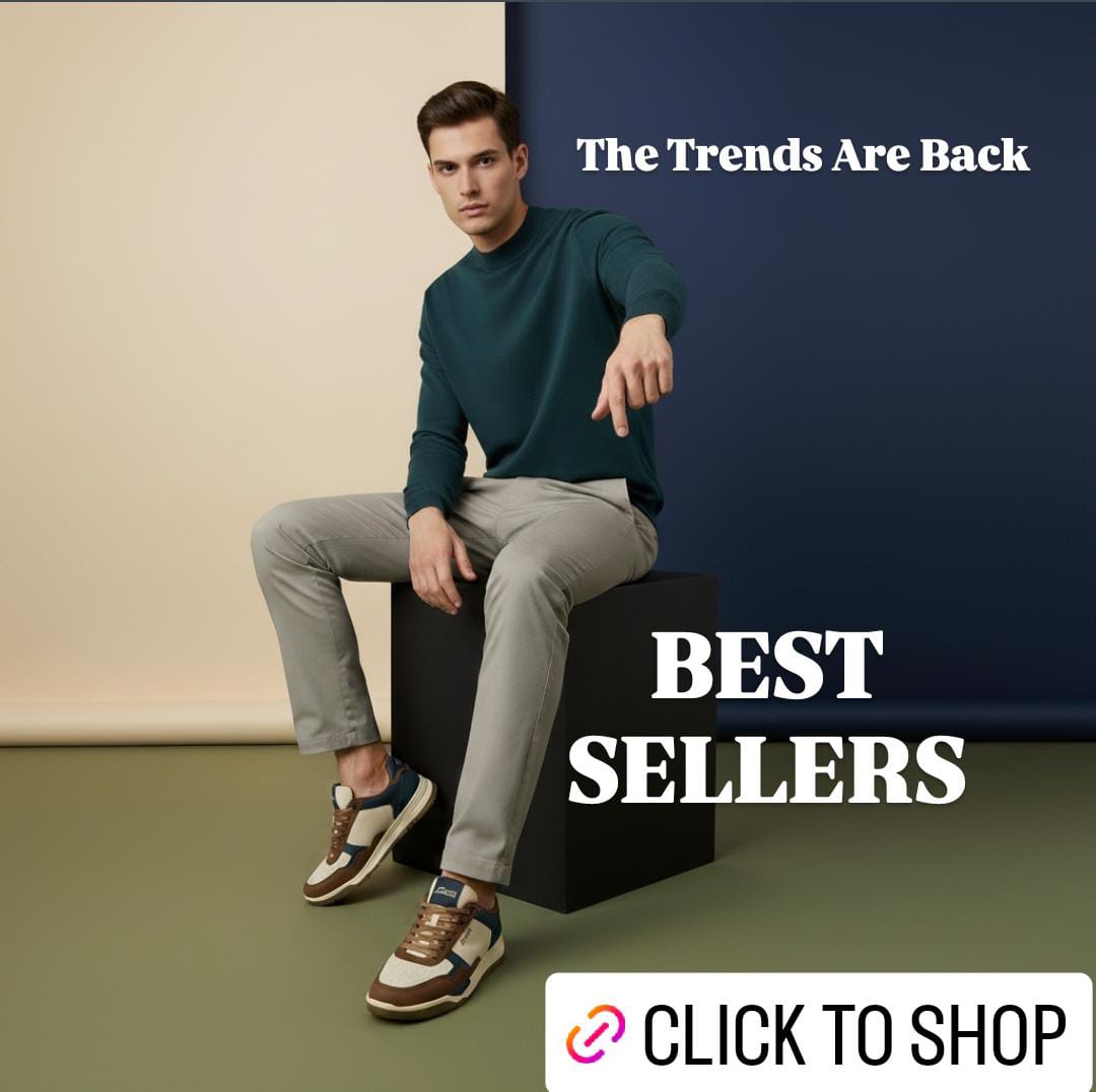 young model wearing Zawa sneaker , best sellers and sitting on a cube