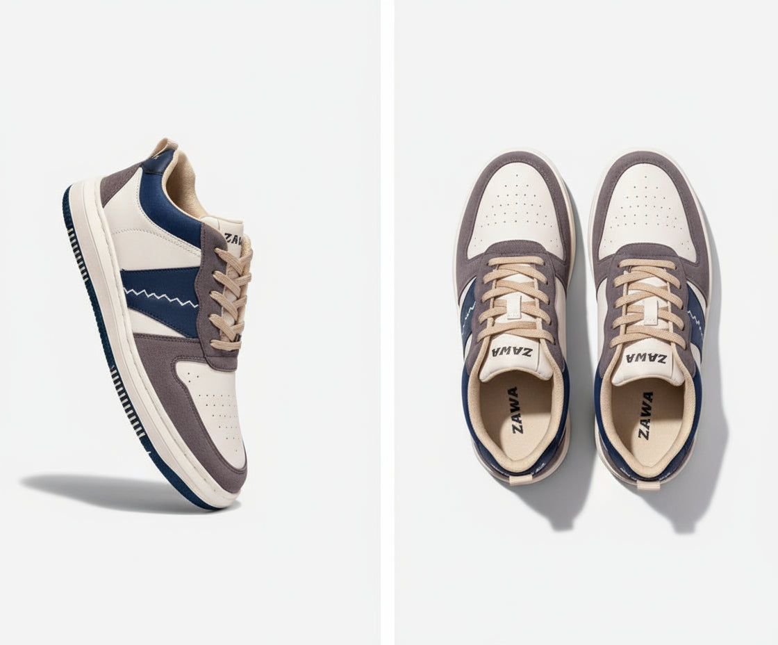 ZAWA Shadow Dune Sneaker on a light grey background